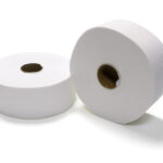 Jumbo toaletný papier 19cm, 2-vrstvový biely