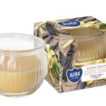 Aura Bispol Vanilla Dream vonná sviečka 80g