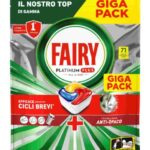 Jar Fairy Platinum Plus All in One Lemon kapsule 71ks  - dokonalá čistota a lesk riadu