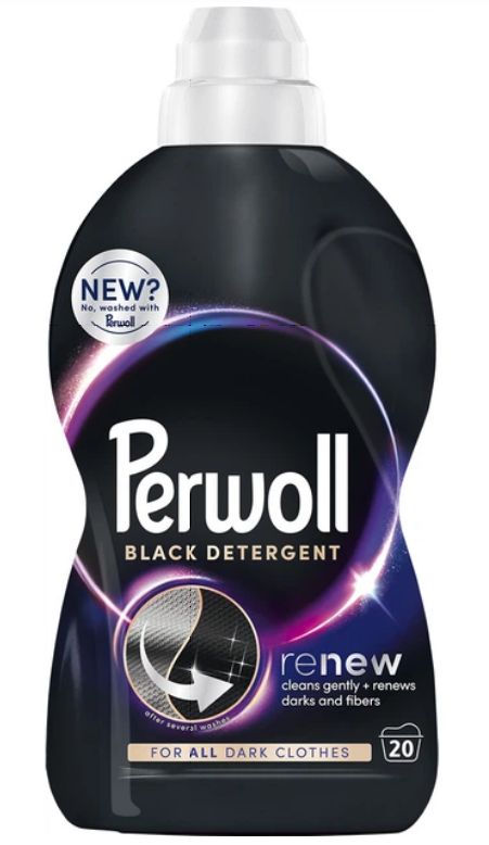 Perwoll Renew Black prací gél 1L na 20 praní Perwoll Renew Black prací gél 1L na 20 praní – Obrázok 1