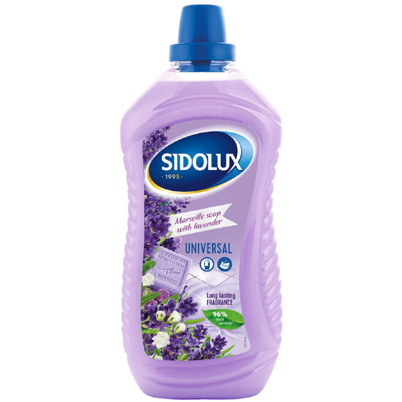 SIDOLUX UNIVERSAL Marseillské mydlo s levanduľou 1L SIDOLUX UNIVERSAL Marseillské mydlo s levanduľou 1L – Obrázok 1