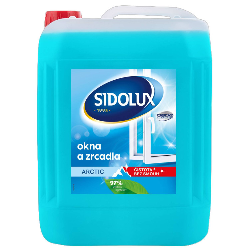 SIDOLUX na okná a zrkadlá s NANO technológiou Arctic - 5L SIDOLUX na okná a zrkadlá s NANO technológiou Arctic - 5L – Obrázok 1