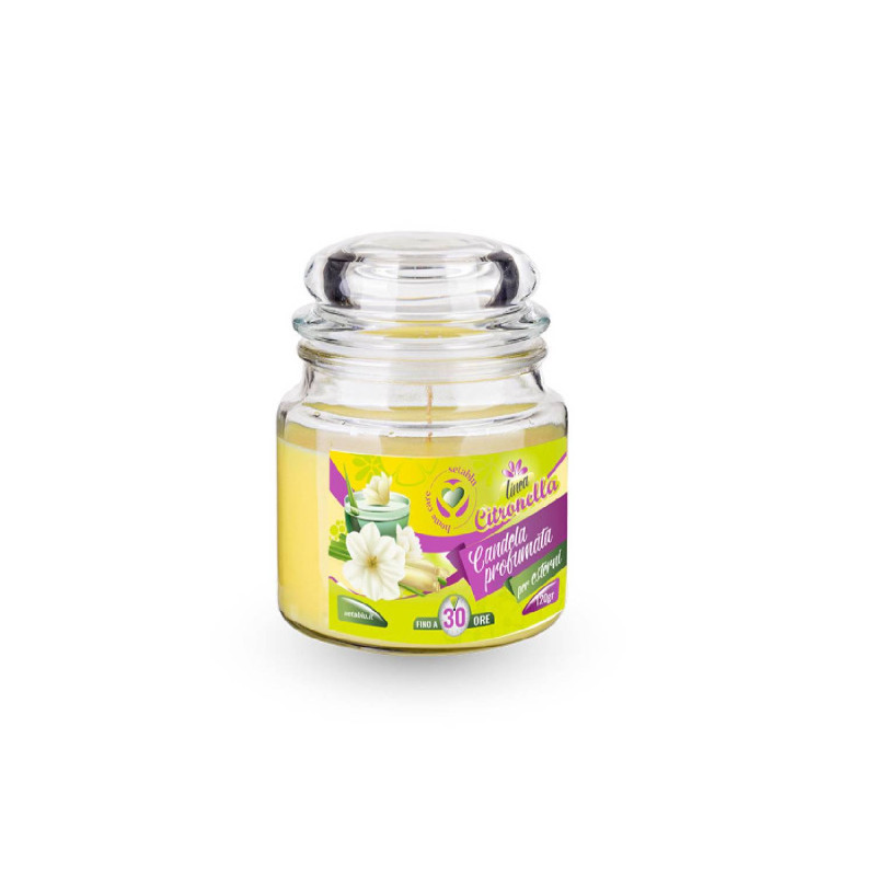Citronella - repelentná sviečka v skle 120g Citronella - repelentná sviečka v skle 120g – Obrázok 1