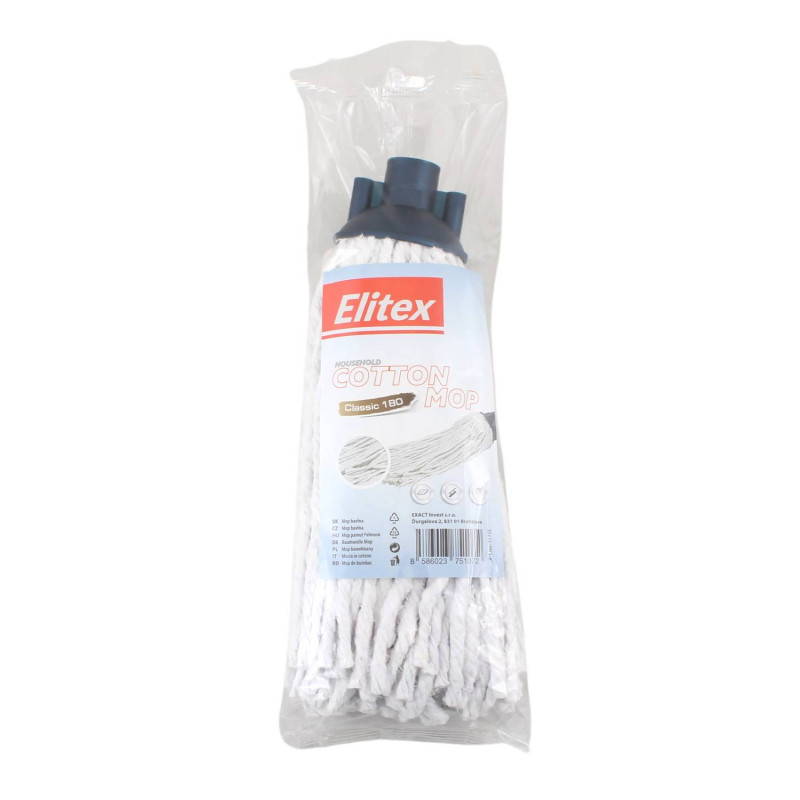 Náhrada mop bavlna ELITEX 180g Strapcový mop ELITEX bavlna 180g - náhrada – Obrázok 1