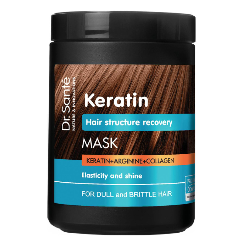 Dr. Santé Keratin maska na vlasy s výťažkami keratínu 1l Dr. Santé Keratin maska na vlasy s výťažkami keratínu 1l – Obrázok 1