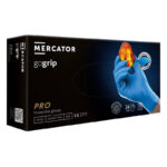 Nitrilové ochranné rukavice modré Mercator gogrip PRO – M 50ks