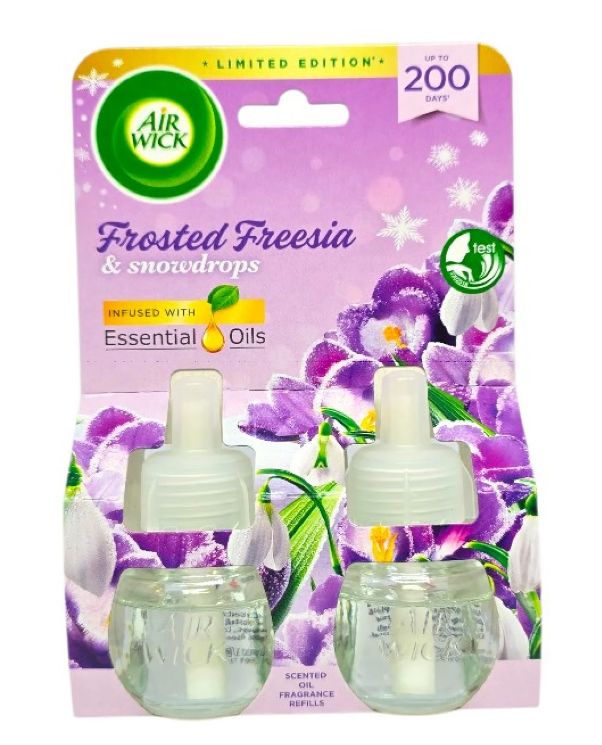 Air Wick Frosted Freesia&Snowdrops náplň do elektrického prístroja 2x19ml Air Wick Frosted Freesia&Snowdrops náplň do elektrického prístroja 2x19ml – Obrázok 1