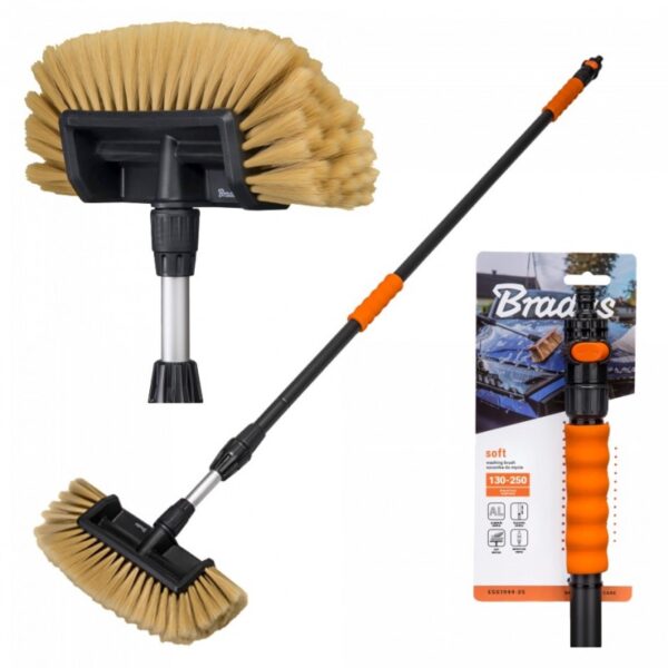 Bradas umývacia kefa s ventilom SOFT 130-250 cm