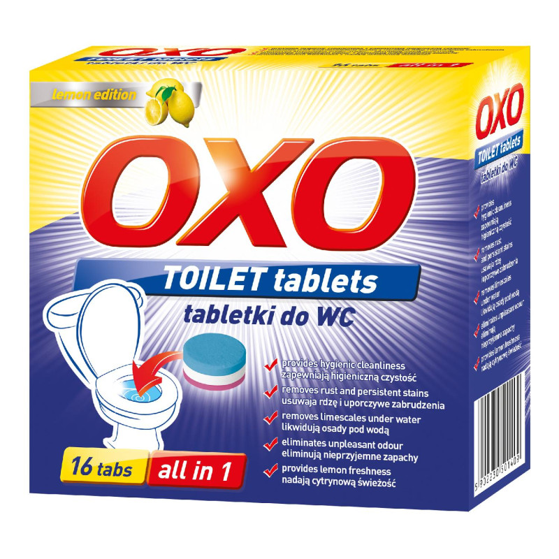 OXO čistiace tablety do WC 16ks OXO čistiace tablety do WC 16ks – Obrázok 1