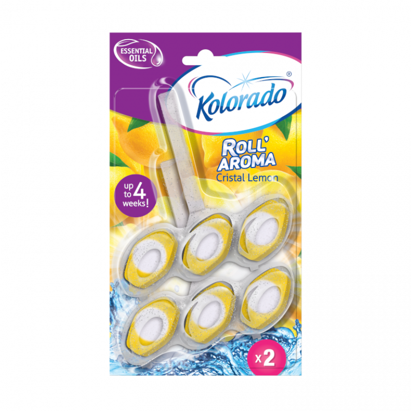 WC Blok Kolorado Fresh Toilet Krištáľový Citrón 2x51g WC Blok Kolorado Fresh Toilet Krištáľový Citrón 2x51g – Obrázok 1
