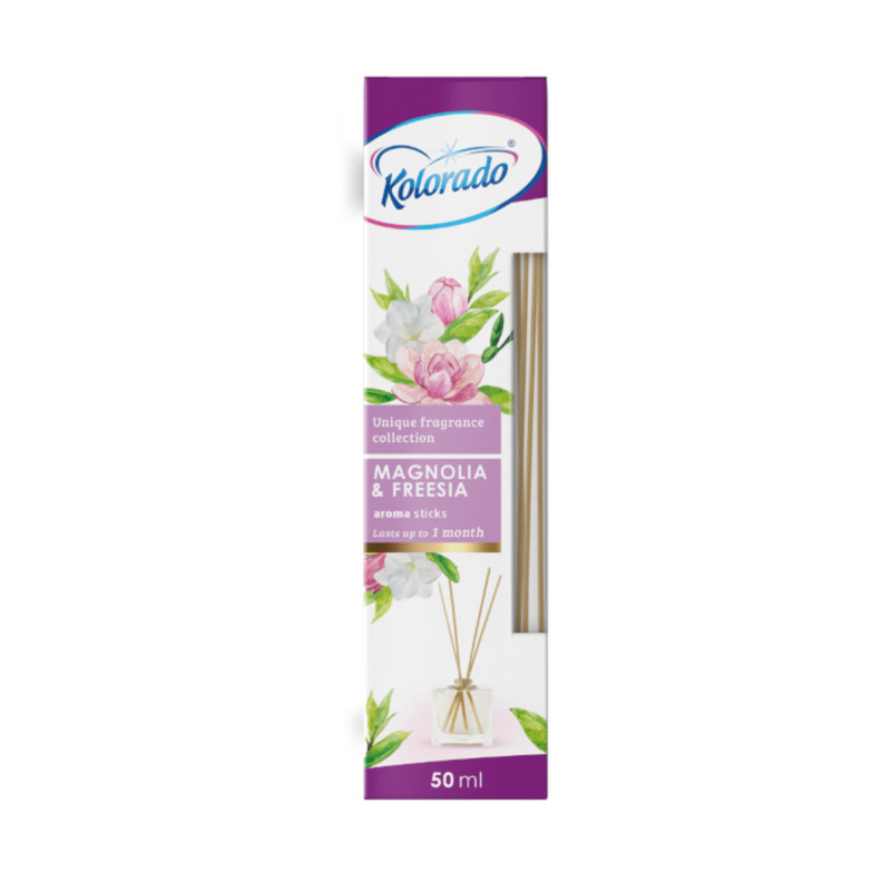 KOLORADO AROMA – Bamboo Stick set magnólia a frézia 50ml KOLORADO AROMA – Bamboo Stick set magnólia a frézia 50ml – Obrázok 1