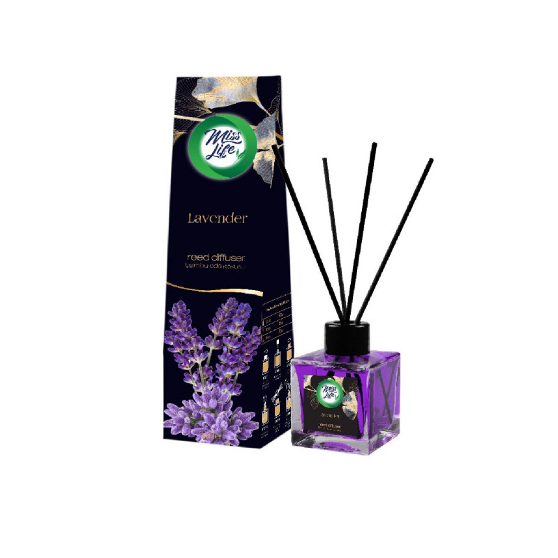 Miss Life Bamboo stick osviežovač 100ml Lavender Miss Life Bamboo stick osviežovač 100ml Lavender – Obrázok 1