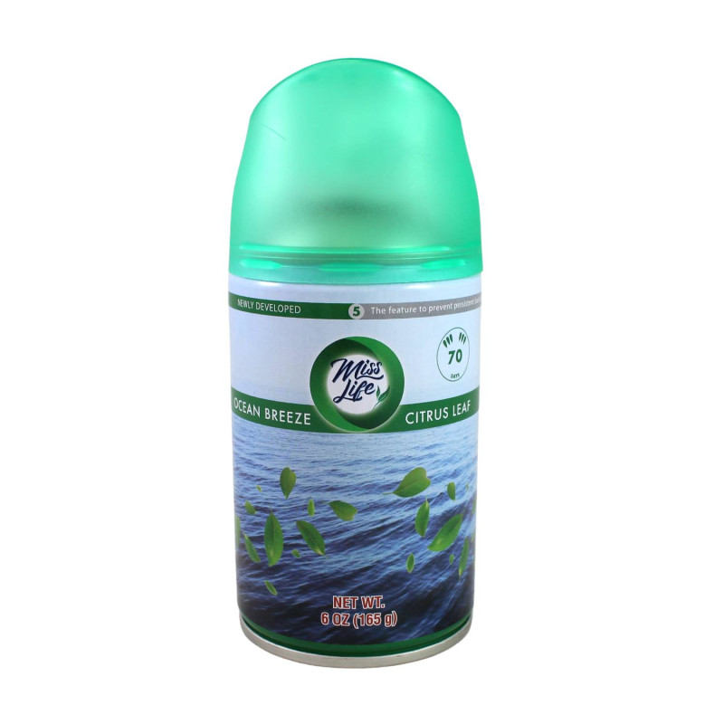 Miss Life náhrada do osviežovača 250ml Ocean Breeze & Citrus Leaf Miss Life náhrada do osviežovača 250ml Ocean Breeze & Citrus Leaf – Obrázok 1