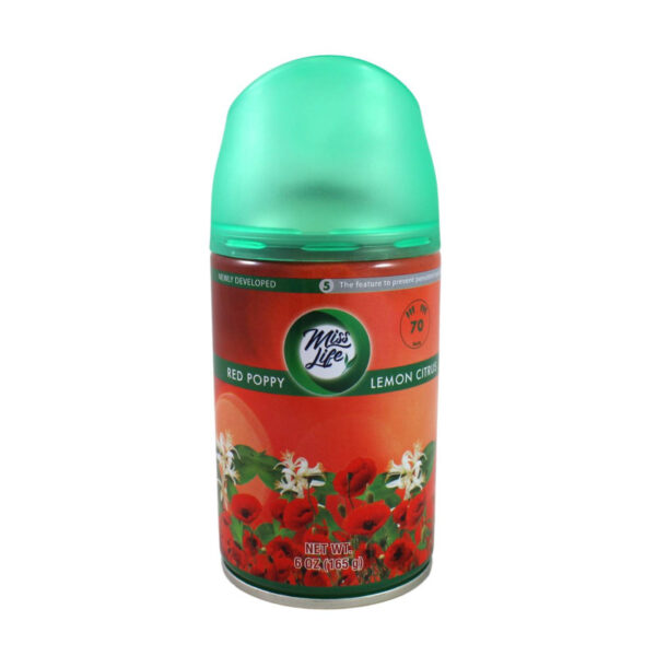 Miss Life náhrada do osviežovača 250ml Red Poppy & Lemon Citrus