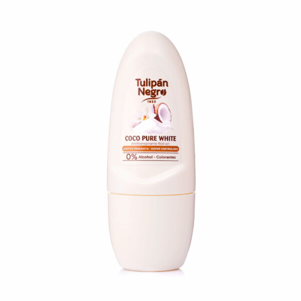 ​​​​​​​Tulipán Negro Deo Roll On Coco Pure White 50ml