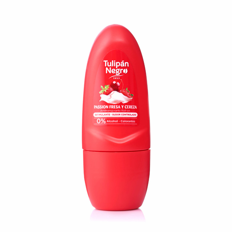 Tulipán Negro Deo Roll On Passion Fresa Y Ceresa 50ml Tulipán Negro Deo Roll On Passion Fresa Y Ceresa 50ml – Obrázok 1