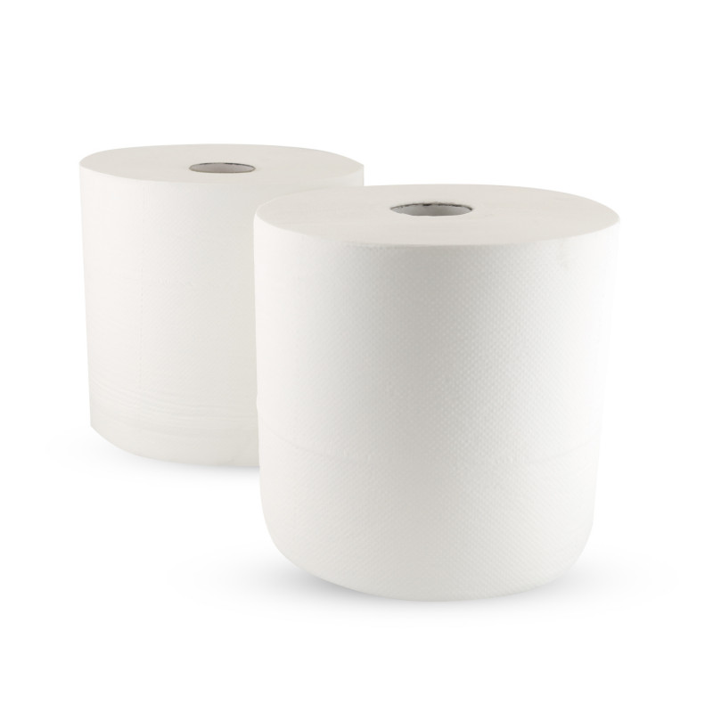 Priemyselná papierová utierka priemer: 27 CM, 380 M, výška 26 CM(2ks) Priemyselná papierová utierka priemer: 27 CM, 380 M, výška 26 CM(2ks) – Obrázok 1