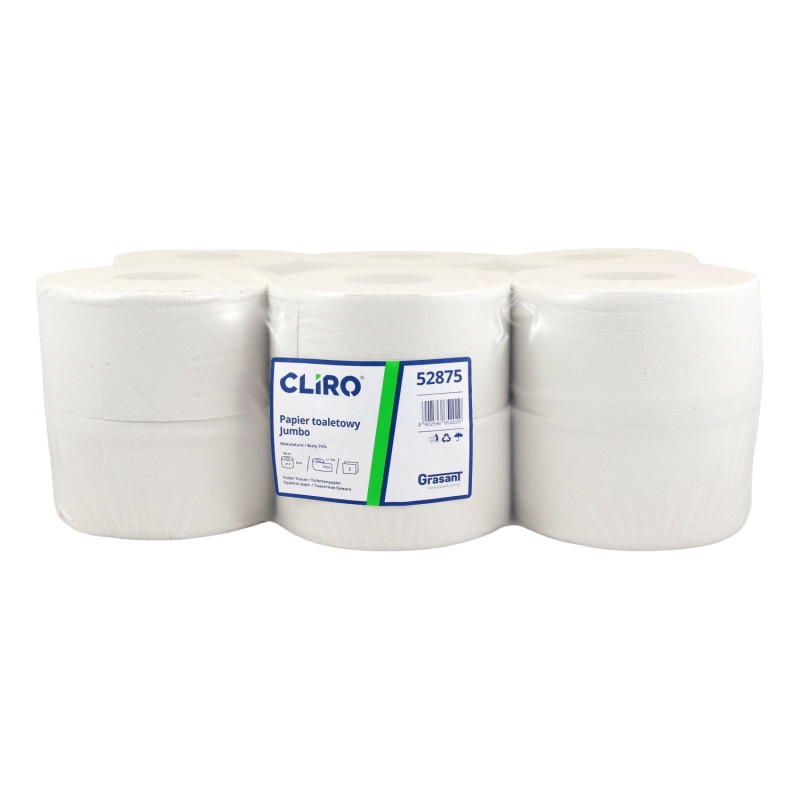Toaletný papier JUMBO Ø 18cm 135m 2vr.75% belosť recykel 12ks Toaletný papier JUMBO Ø 18cm 135m 2vr.75% belosť recykel 12ks – Obrázok 1