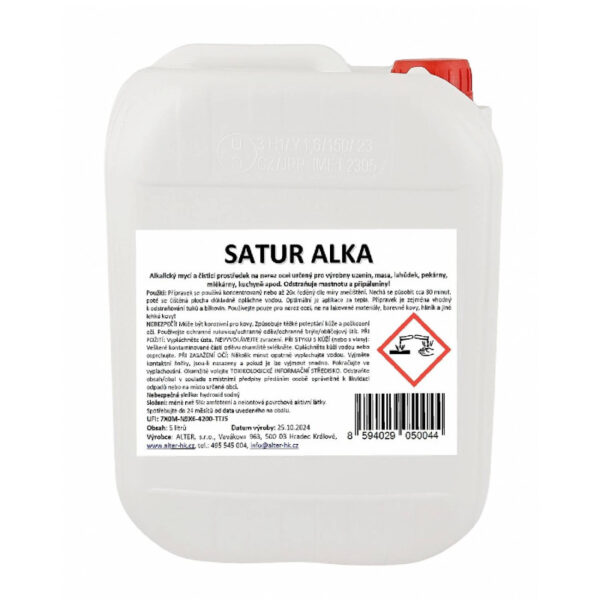 SATUR ALKA čistič na pripáleniny 5l