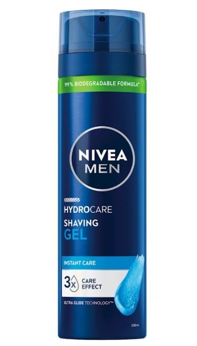 Nivea Hydrocare pánsky gél na holenie 200ml Nivea Hydrocare pánsky gél na holenie 200ml – Obrázok 1
