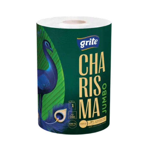 Papierová kuchynská utierka Grite Charisma Jumbo, 100% celulóza 3vrst. 1ks
