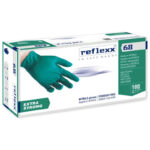 Nitrilové rukavice jednorázové REFLEXX R68 zelené XL