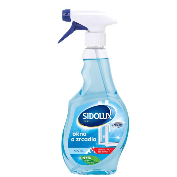 SIDOLUX na okná a zrkadlá s NANO technológiou Arctic - 750ml