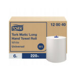 Tork Matic® extra dlhé papierové utierky Universal H1 - 1-vr, 220 m biela (6ks)