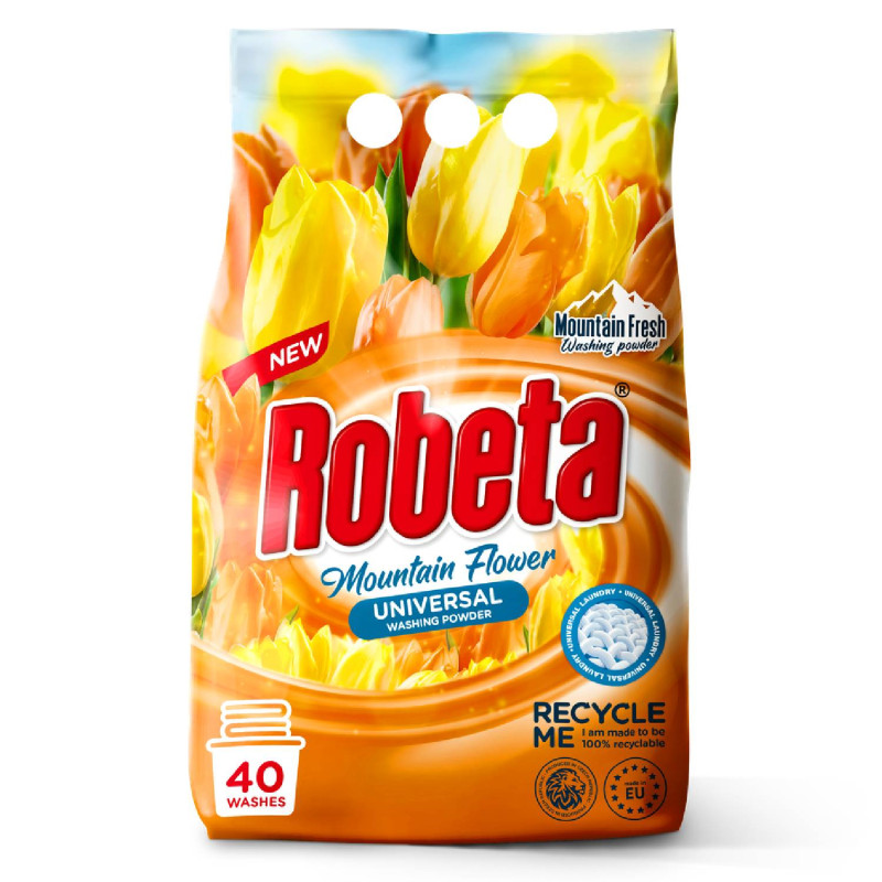 ROBETA prací prášok UNIVERSAL 3 kg - 40 PD ROBETA prací prášok UNIVERSAL 3 kg - 40 PD – Obrázok 1