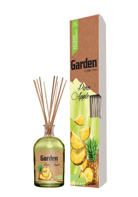 Garden Collection vonný difúzer 100 ml s tyčinkami Pineapple – exotická ananásová vôňa pre svieži interiér Garden Collection vonný difúzer 100 ml s tyčinkami Pineapple – exotická ananásová vôňa pre svieži interiér – Obrázok 1