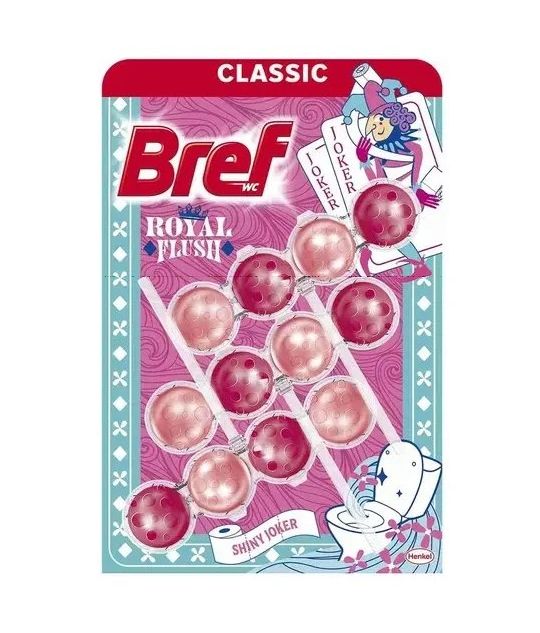 Bref Power Aktiv WC blok Royal Flush 3x50g Bref Power Aktiv WC blok Royal Flush 3x50g – Obrázok 1