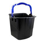 Vedro čierne 25L – modré rozlíšenie rúčky