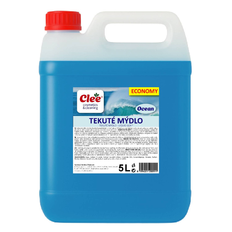 CLEE Tekuté mydlo OCEAN 5L CLEE Tekuté mydlo OCEAN 5L – Obrázok 1