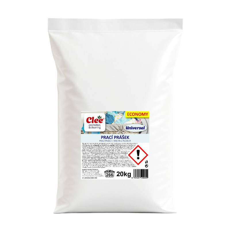 CLEE Prací prášok UNIVERSAL 20kg - 266PD CLEE Prací prášok UNIVERSAL 20kg - 266PD – Obrázok 1