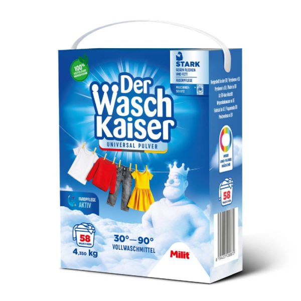 DER WASCH KAISER  prací prášok UNIVERSAL 4,35kg - 58PD