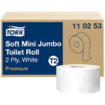Tork Mini Jumbo jemný toaletný papier 170m, biely T2 – 12ks