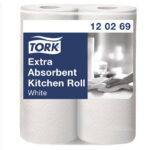 Tork extra absorpčné kuchynské utierky v kotúči, biele - 2ks