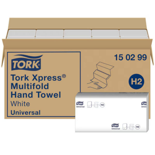 Tork Xpress® MULTIFOLD ekonomické papierové utierky H2, biele - 4740ks