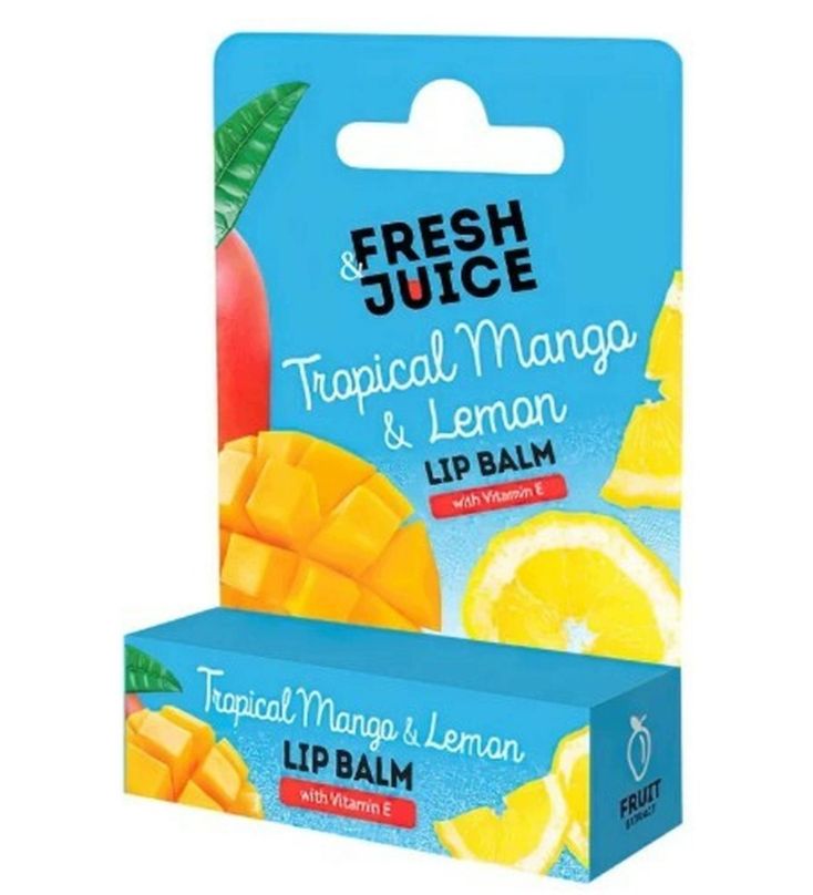 Fresh Juice Tropical Mango&Lemon balzam na pery 3,6g Fresh Juice Tropical Mango&Lemon balzam na pery 3,6g – Obrázok 1