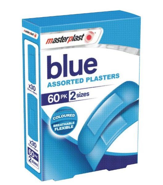 MasterPlast BLUE náplaste 60ks (dve veľkosti)