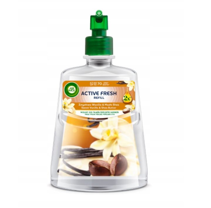 Air Wick Sweet Vanilla&Shea Butter náplň do osviežovača vzduchu 228ml Air Wick Sweet Vanilla&Shea Butter náplň do osviežovača vzduchu 228ml – Obrázok 1