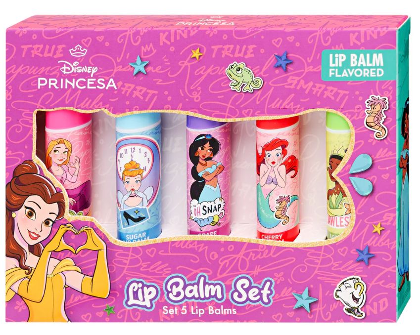 Disney Princess set balzamov na pery 5x4g Disney Princess set balzamov na pery 5x4g – Obrázok 1