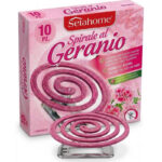 GERANIO - repelentné špirály 10ks + stojan