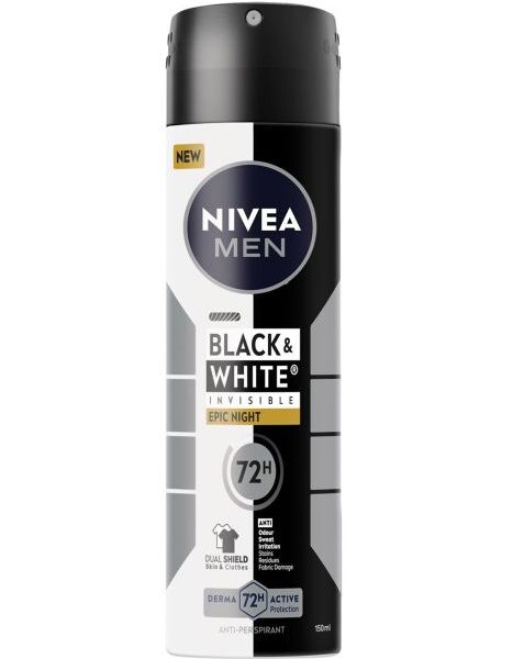 Nivea Men Invisible Black&White Epic Night deospray 150ml