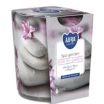 Aura Bispol Spa Garden vonná sviečka 100g