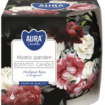 Aura Bispol Mystic Garden vonná sviečka 100g