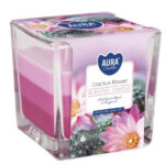 Aura Bispol Cactus Flower vonná sviečka 170g