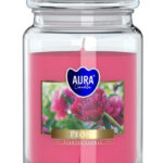 Aura Bispol Peony vonná sviečka 500g