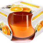 Aura Bispol Vanilla Orange vonná sviečka 130g