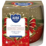 Aura Bispol Christmas vonná sviečka 100g